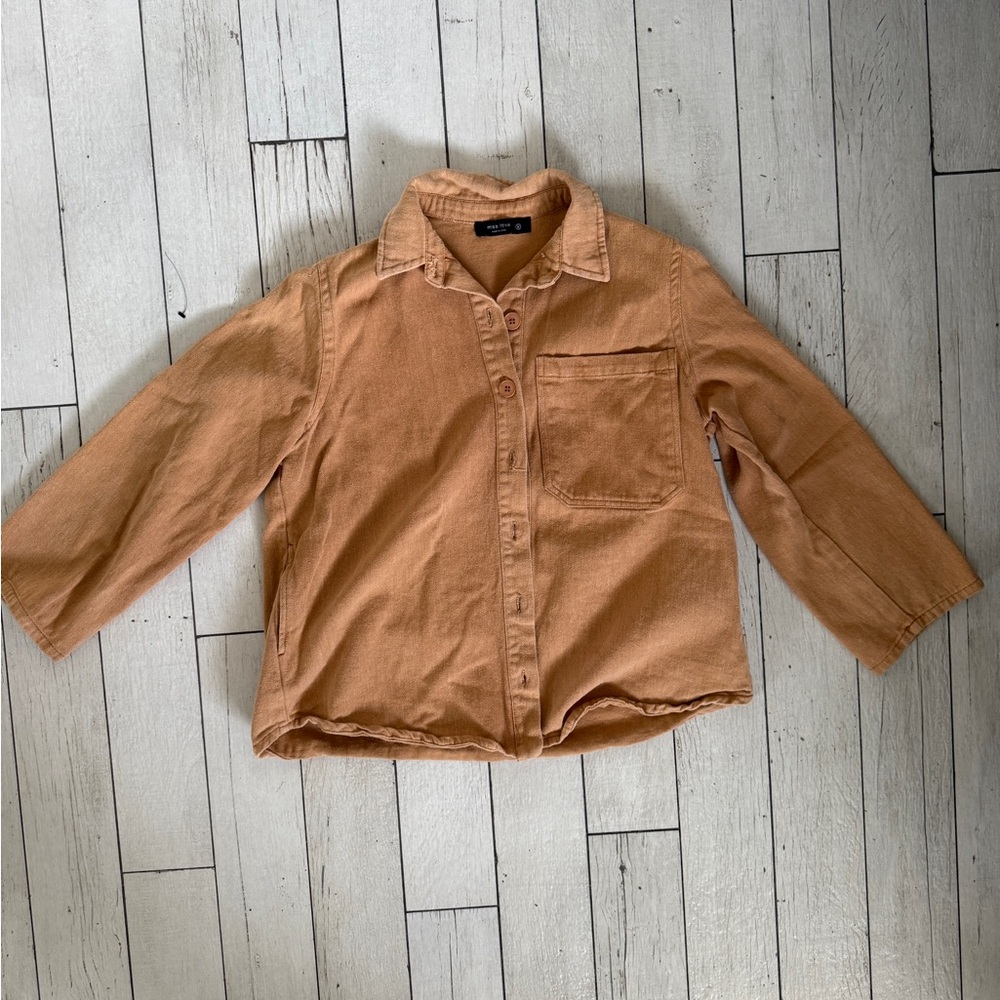 Tan Button-Up Shirt